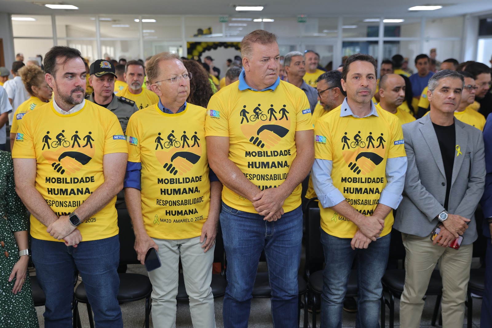 Câmara de Aparecida participa do lançamento da Campanha Maio Amarelo 2025
